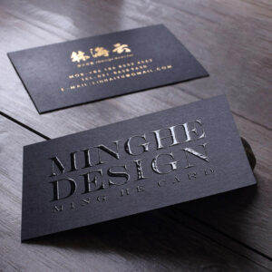 premium uv business card